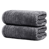 Tens Towels front view of dark grey two-pack showing compact packaging and value