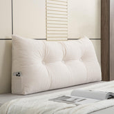 TESICA front-facing twin headboard pillow providing stable back support
