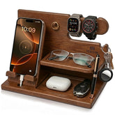TESLYAR front view showing neat phone and accessory storage benefit organization