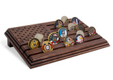 TESLYAR front view showing flag design and organized coin display benefit
