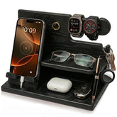 TESLYAR front view showing organized workspace and compact design benefit