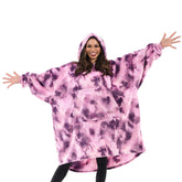 THE COMFY front view showing oversized wearable blanket and coverage benefit