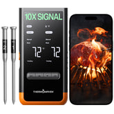 ThermoMaven G2 front display showing live temperatures for easy monitoring