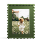 THKRLOF front view of green 11x14 frame showing elegant display benefit