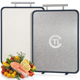 Tibbicc front view showing full dual-sided board and packaging, highlights versatile design