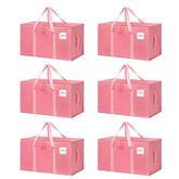 TIIOCTI front view of bubblegum pink moving bag shows large capacity and visibility