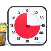 TIME TIMER 12-inch front view showing clear numbers and red disk for easy time reading