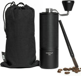 TIMEMORE chestnut C2S front view showing full-metal body and compact form for durability
