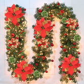 Timiyou garland front display showing full 9ft length and festive look