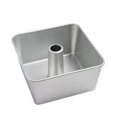 TiParthenos front view of seamless square tube pan, stable lifting benefit