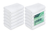 TOALLA folded stack of 12 towels showing neat storage and fast turnover benefit