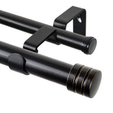 TONIAL front view of double rod showing clean silhouette and stability