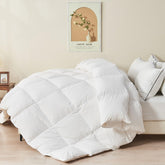 TOPGREEN comforter front view showing plush loft and inviting comfort