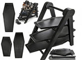 TOSOENPHY coffin tray front view showing gothic style and striking centerpiece benefit
