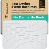 TOSORO front view sandstone mat showing sleek design and fast drying benefit