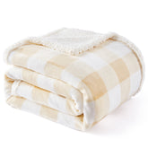 Touchat front view plaid throw shows classic design and cozy appeal