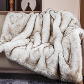 Touchat folded front view showing plush fur and elegant look