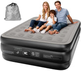 TOUCHXEL queen mattress front view showing full-size comfort and quick setup
