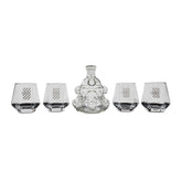 Toynk Brotherhood of Steel decanter front view showing helmet design and display appeal