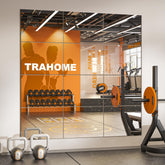 TRAHOME front view of 12 mirror tiles showing packaging and kit benefits