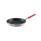 Tramontina 12-inch front view showing full cooking surface and rim benefit even heating