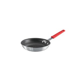 Tramontina 8-inch pan front view showing compact professional design and durable build