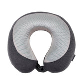 Travelon charcoal front view showing full U-shape and comfort benefit