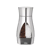 Trudeau front view stainless steel mill showing sleek compact design and easy reach