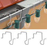 Tryly pack front showing 150 stainless steel gutter clips for durable outdoor hanging