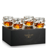 TSUKIGLASS front packaging showing set of four and premium box for gifting
