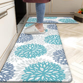 tubeamin front view of teal mats showing full set and design for easy selection