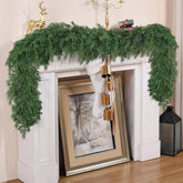 Tulvend front view of 5ft cedar garland showing lush coverage and easy styling