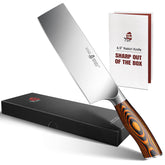 TUO Nakiri front view showing full blade and balance for accurate chopping