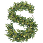 TURNMEON front view of 9ft garland showing full length and lush benefit