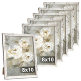 TWING distressed white front view showing rustic finish and clean edges for cohesive decor