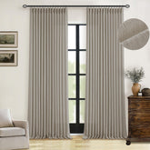 TWODRAPES front packaging showing two 96-inch panels and included hardware for quick installation