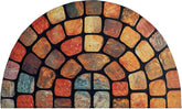 ubdyo front view semicircle mat showing fit and curb appeal