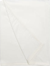 UGG Duffield Throw cream front view showing full 50x70 size and cozy texture