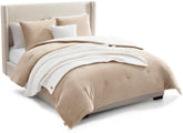 UGG front view of full/queen comforter set showing coordinated beige styling and cozy appeal
