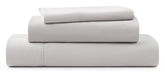 UGG Hedi front view showing neat folded sheets and elegant stone grey finish for stylish bedding