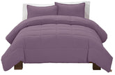 UGG Leonora front view on king bed showing polished purple finish and cozy appeal