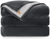 UGG Nita front folded grey showing neat styling and cozy appeal
