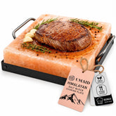 UMAID salt block front view showing full pink slab and clean edges for cooking