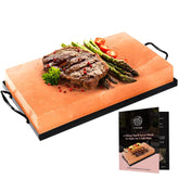 UMAID front view of salt block showing attractive pink surface and cooking benefits