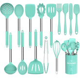 Umite Chef front packaging showing full 15-piece green set and organized layout, clear benefits