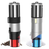 Uncanny Brands lightsaber mill front view showing sleek design and fandom appeal