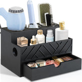 Unistyle front view organizer showing neat tool storage and stylish black finish