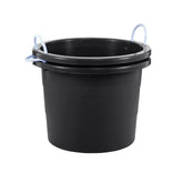 United Solutions front view of two black tubs showing durable design and storage benefit