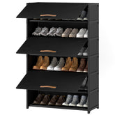 UNITSTAGE front view of cabinet showing 7 tiers and tidy storage benefit