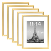 upsimples gold 11x14 frame front view shows elegant profile and cohesive look
